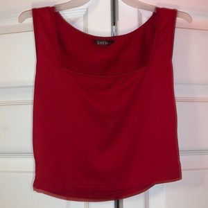 Shein tank top. Red. Size XS